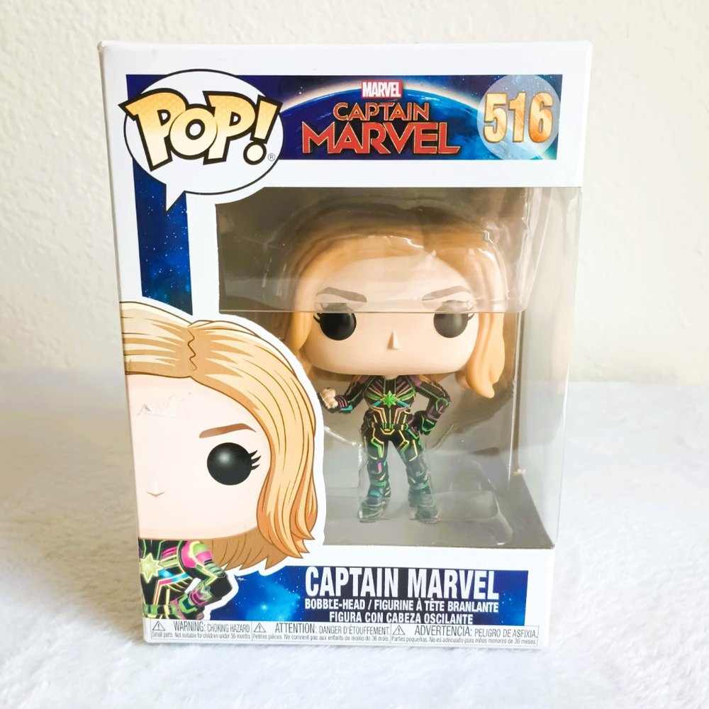 Funko Pop Marvel Captain Marvel 516 Bobble Head